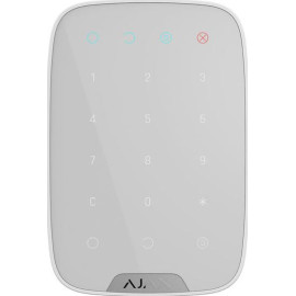 Tastatura cu touch wireless AJAX Keypad WH/Alb, 15 taste, silent alarm, 1700 m