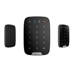 Tastatura cu touch wireless AJAX Keypad BL/Negru, 15 taste, silent alarm, 1700 m