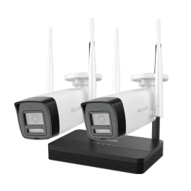 Kit supraveghere IP wireless Hikvision HiLook IKS-2044BH-PH/W